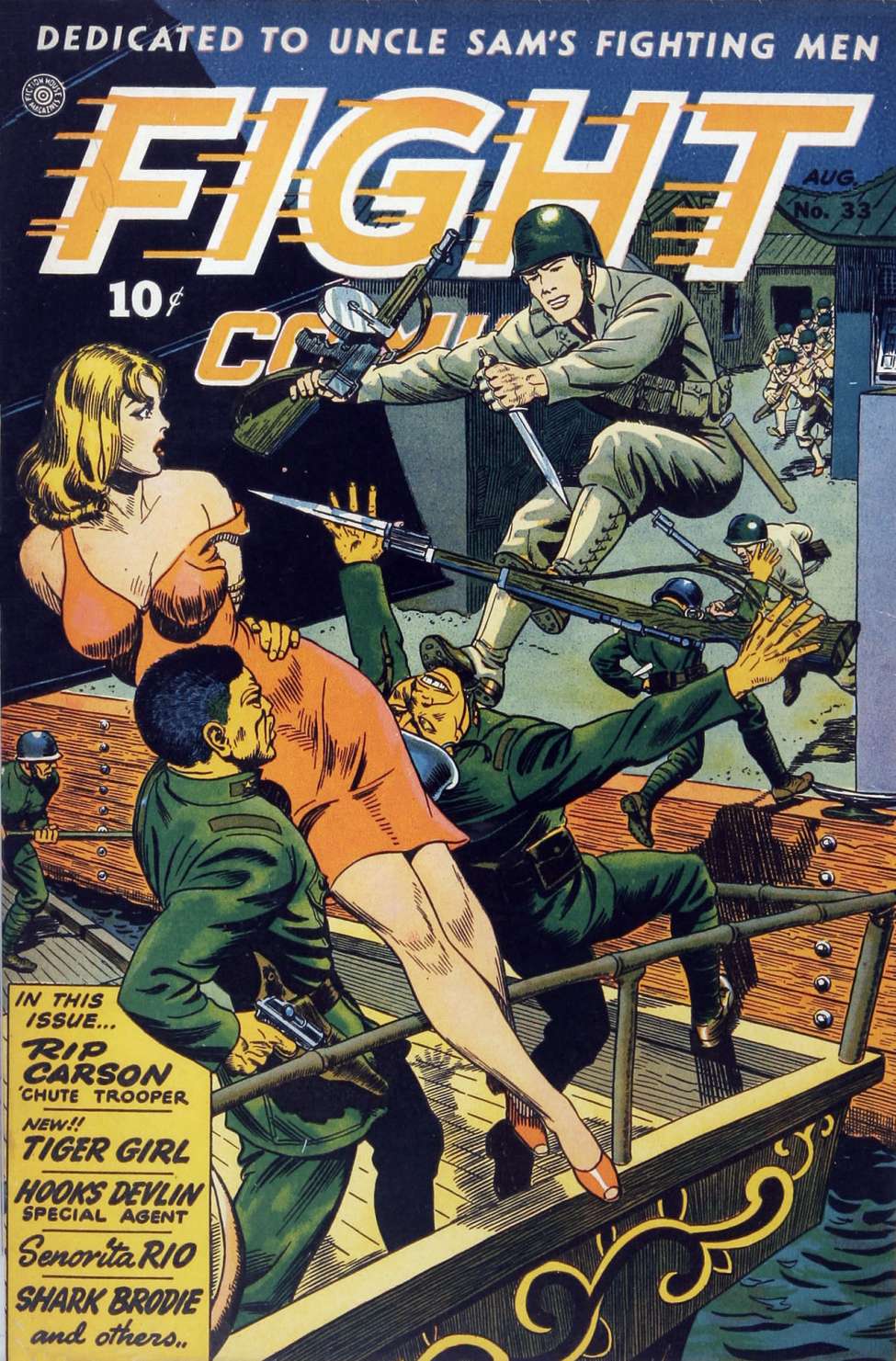 Comic Book Cover For Fight Comics 33