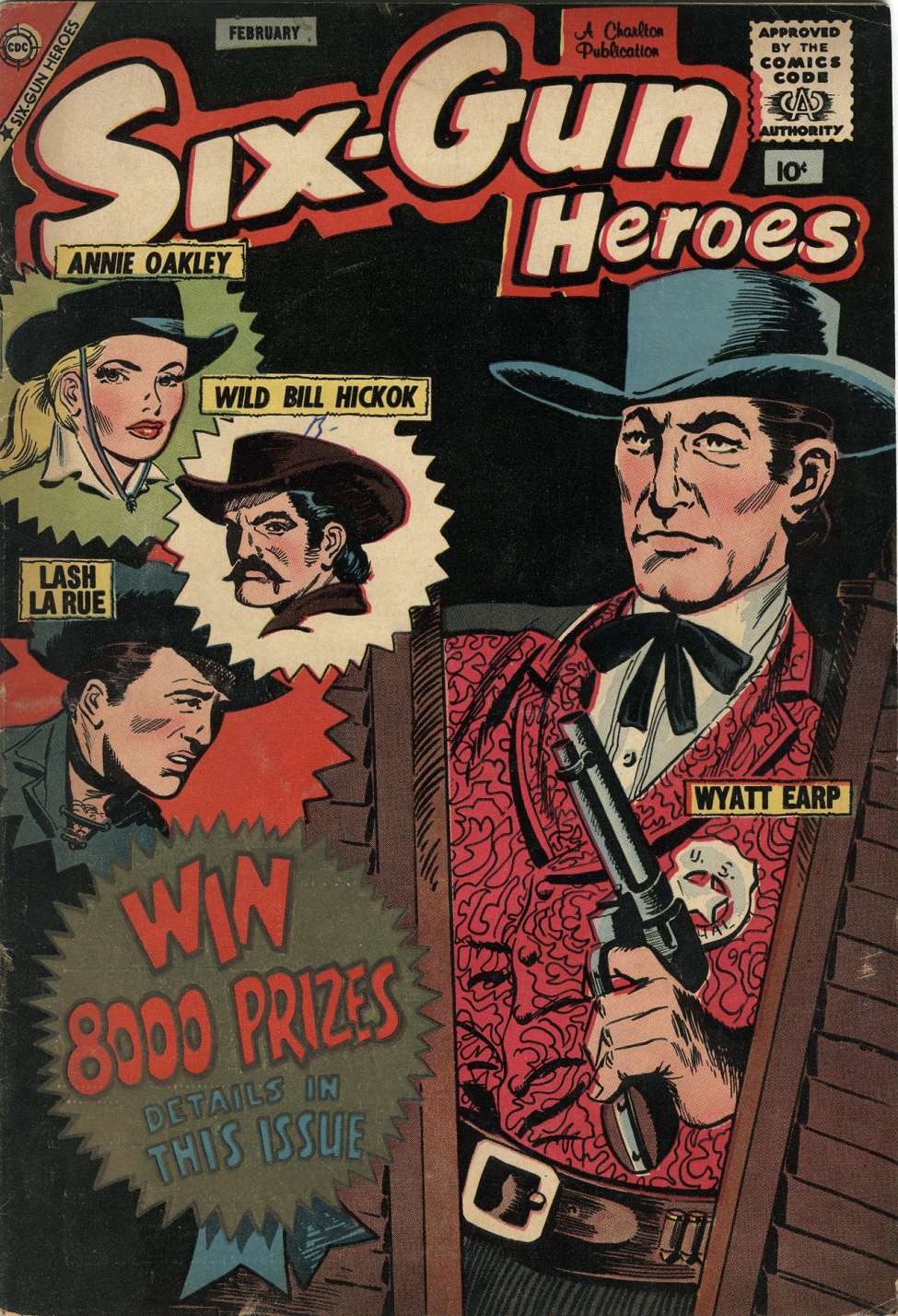 Comic Book Cover For Six-Gun Heroes 50