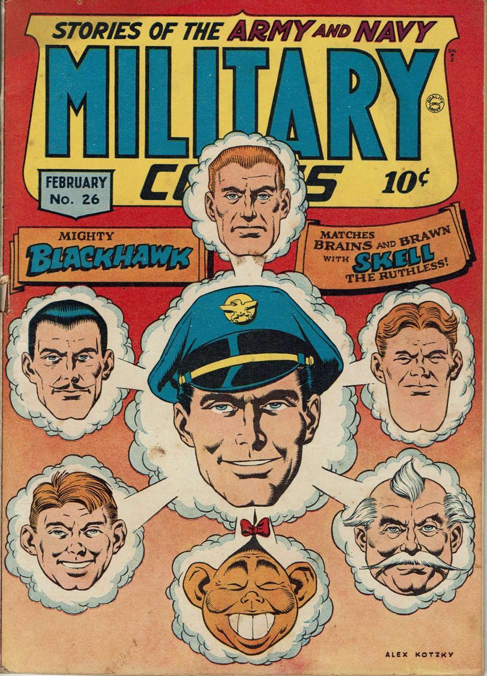 Book Cover For Military Comics 26 - Version 1
