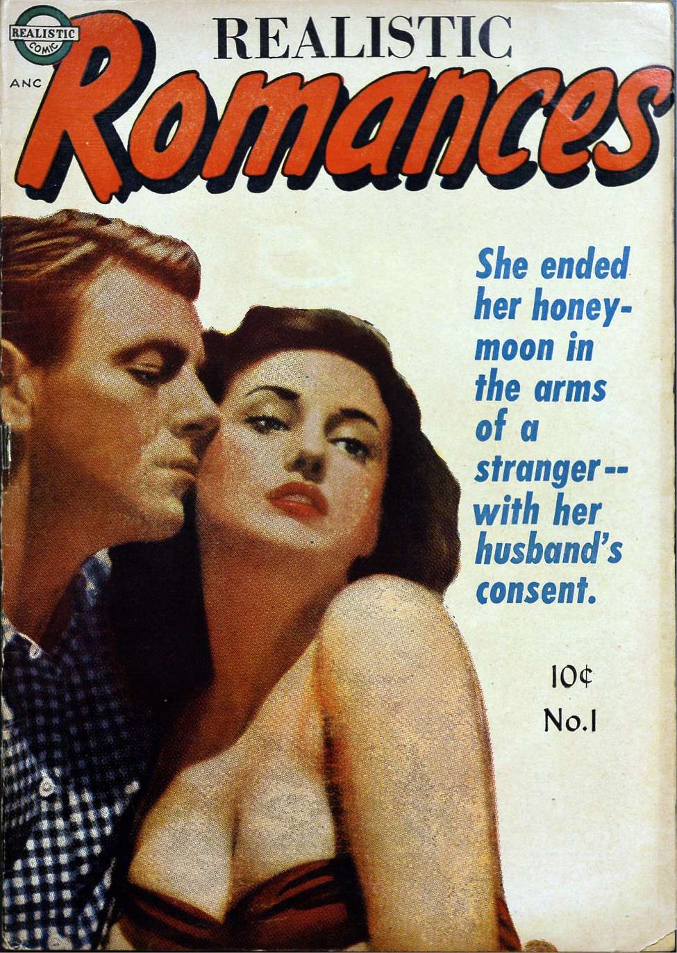Comic Book Cover For Realistic Romances 1