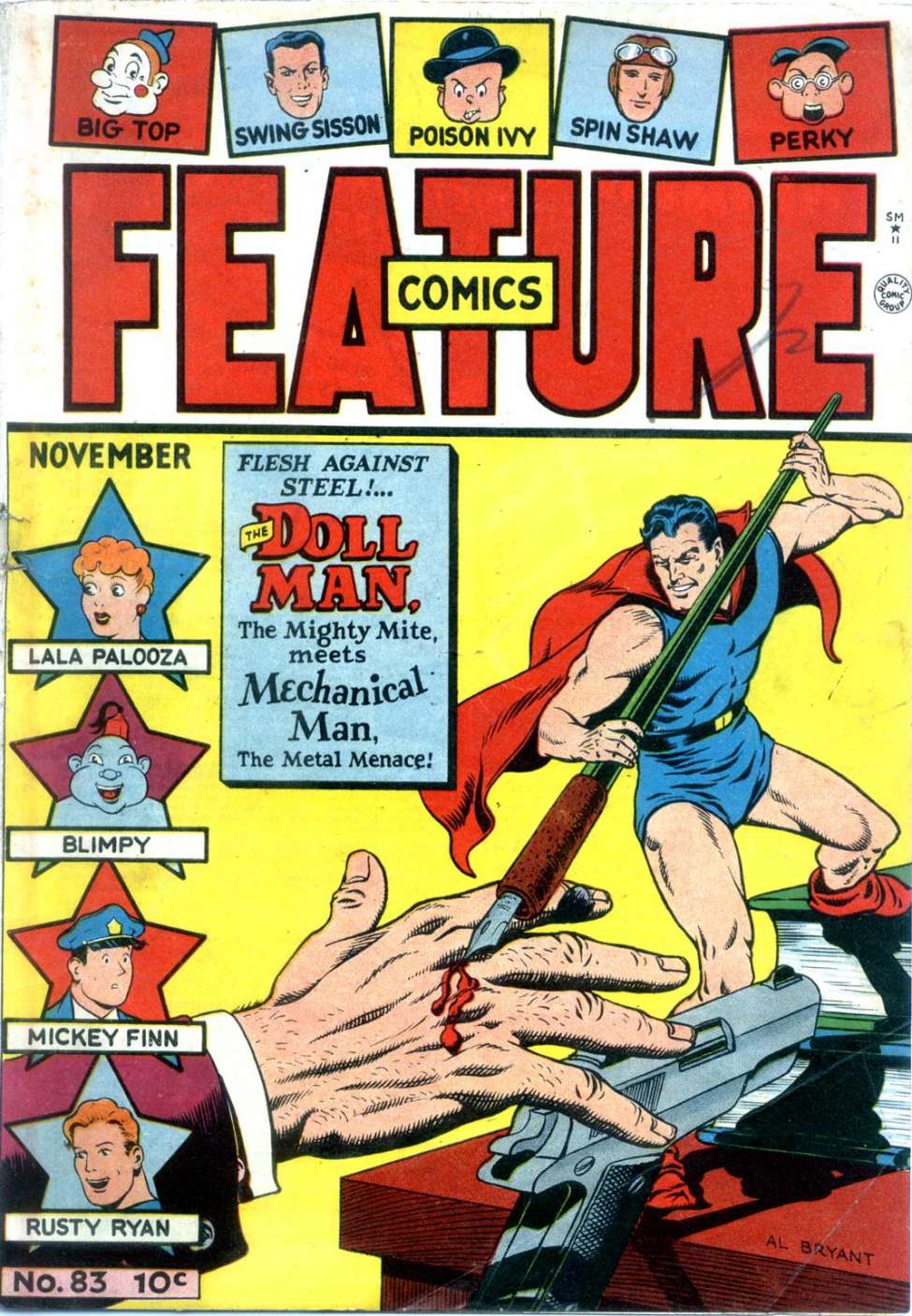 Comic Book Cover For Feature Comics 83
