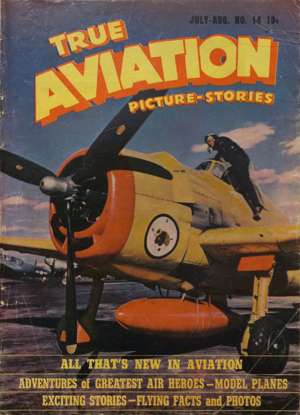 Comic Book Cover For True Aviation Picture Stories 14