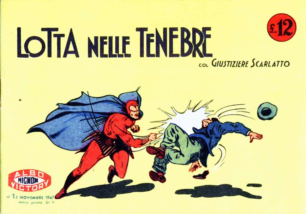 Comic Book Cover For Il Giustiziere Scarlatto 1 - Lotta Nelle Tenebre
