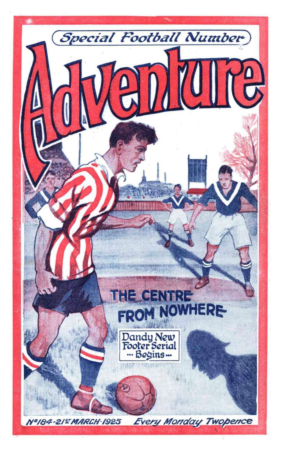Comic Book Cover For Adventure 184 - Watch How Wizzer Does It!