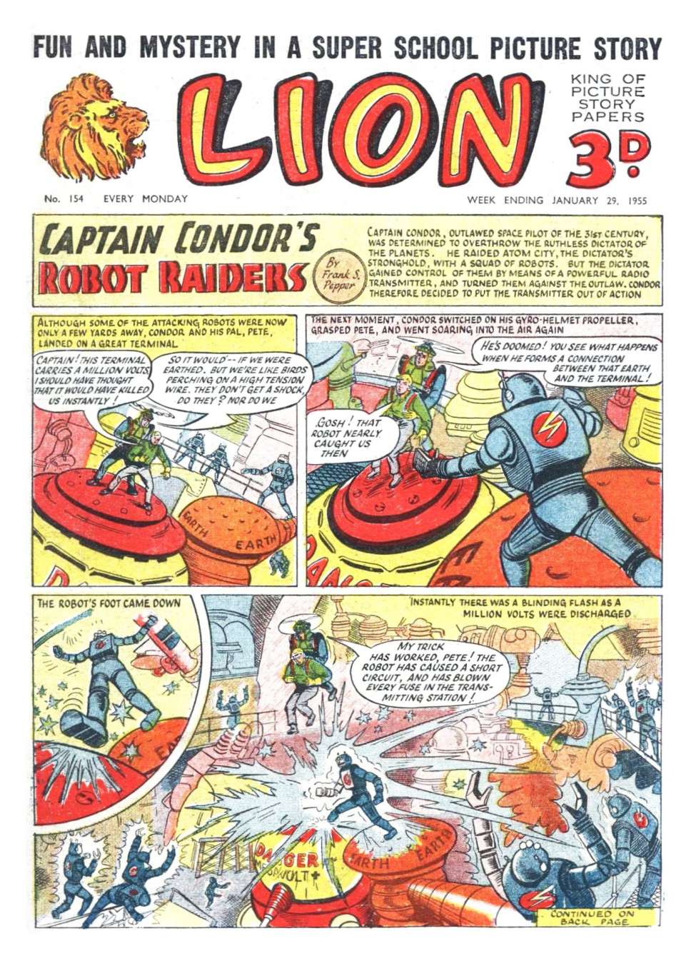 Comic Book Cover For Lion 154