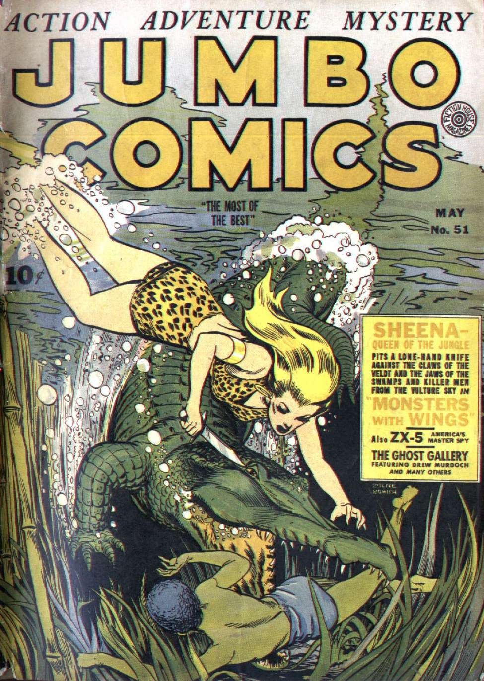 Book Cover For Jumbo Comics 51