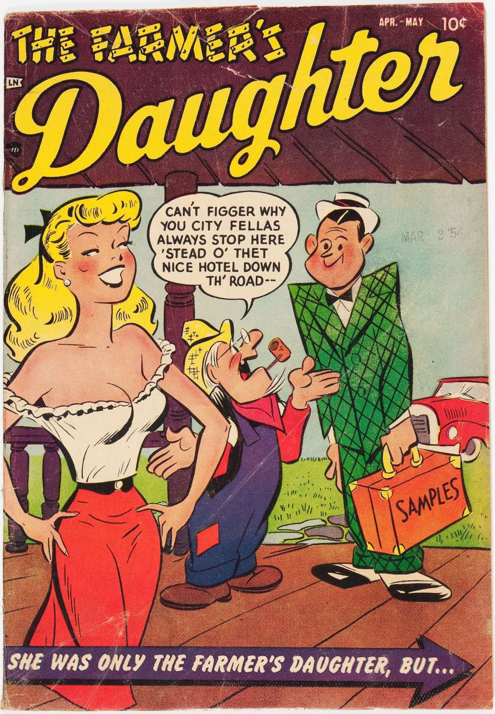 Comic Book Cover For The Farmer's Daughter 2 - Version 2