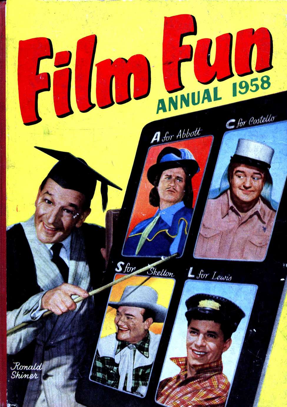Book Cover For Film Fun Annual 1958
