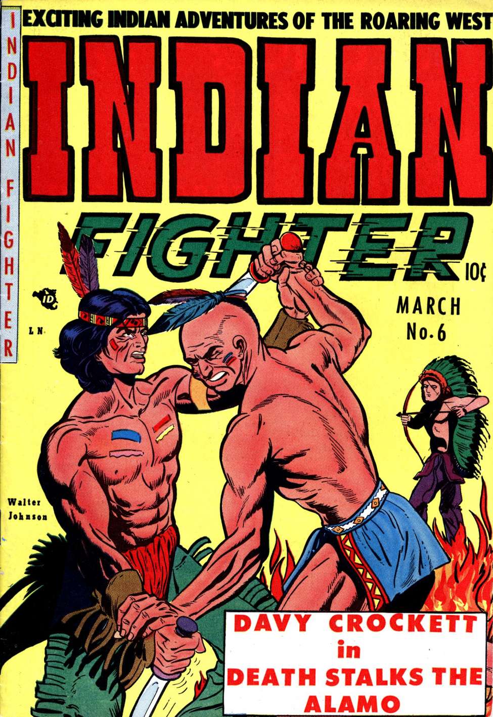 Comic Book Cover For Indian Fighter 6