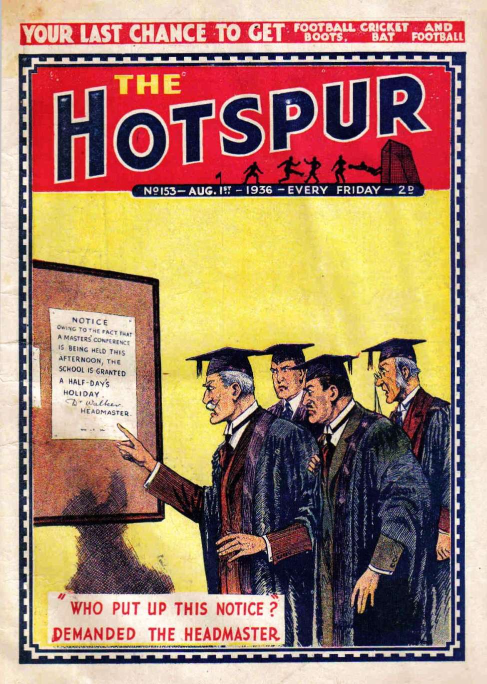 Book Cover For The Hotspur 153