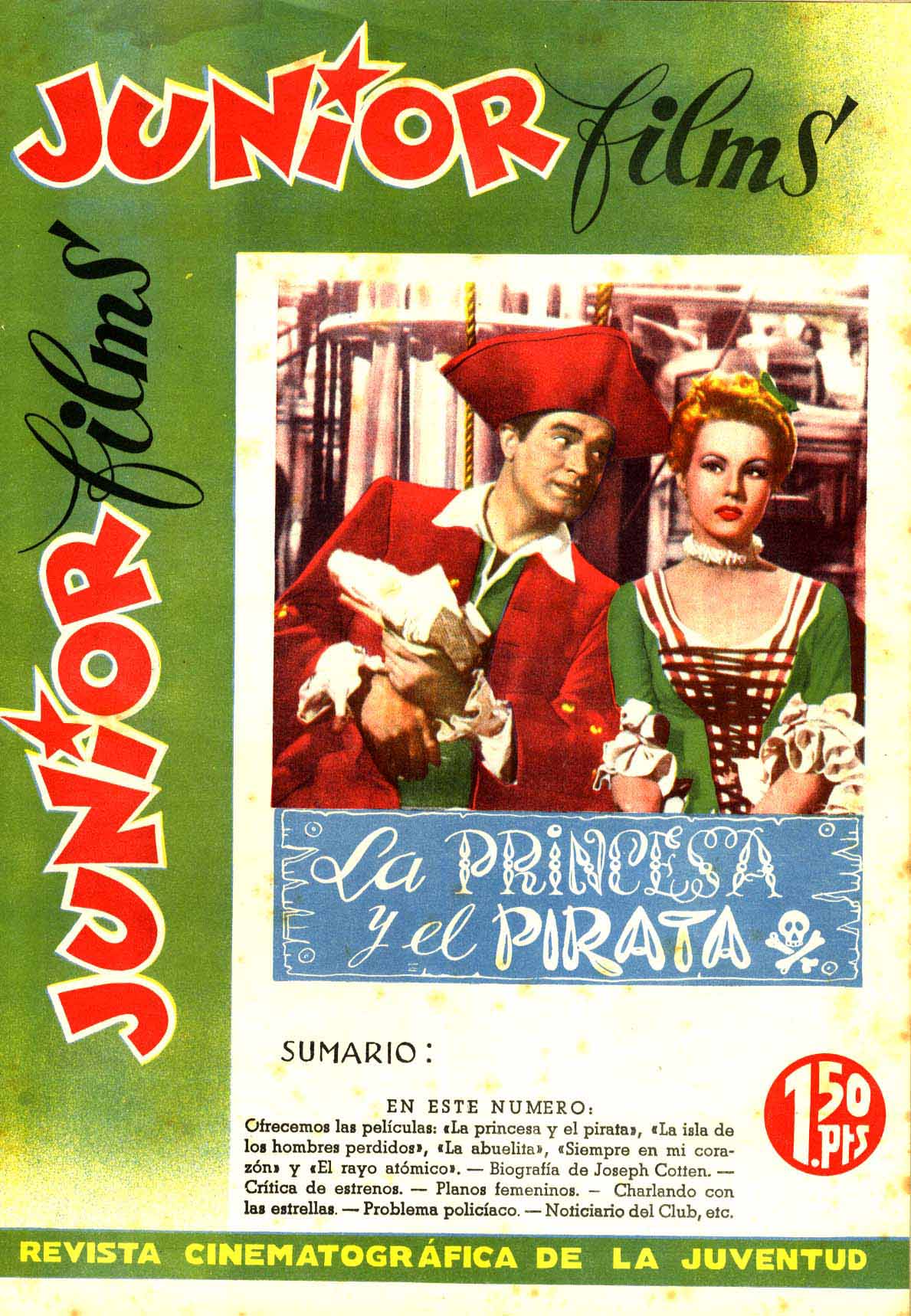 Comic Book Cover For Junior Films 48 La princesa y el pirata