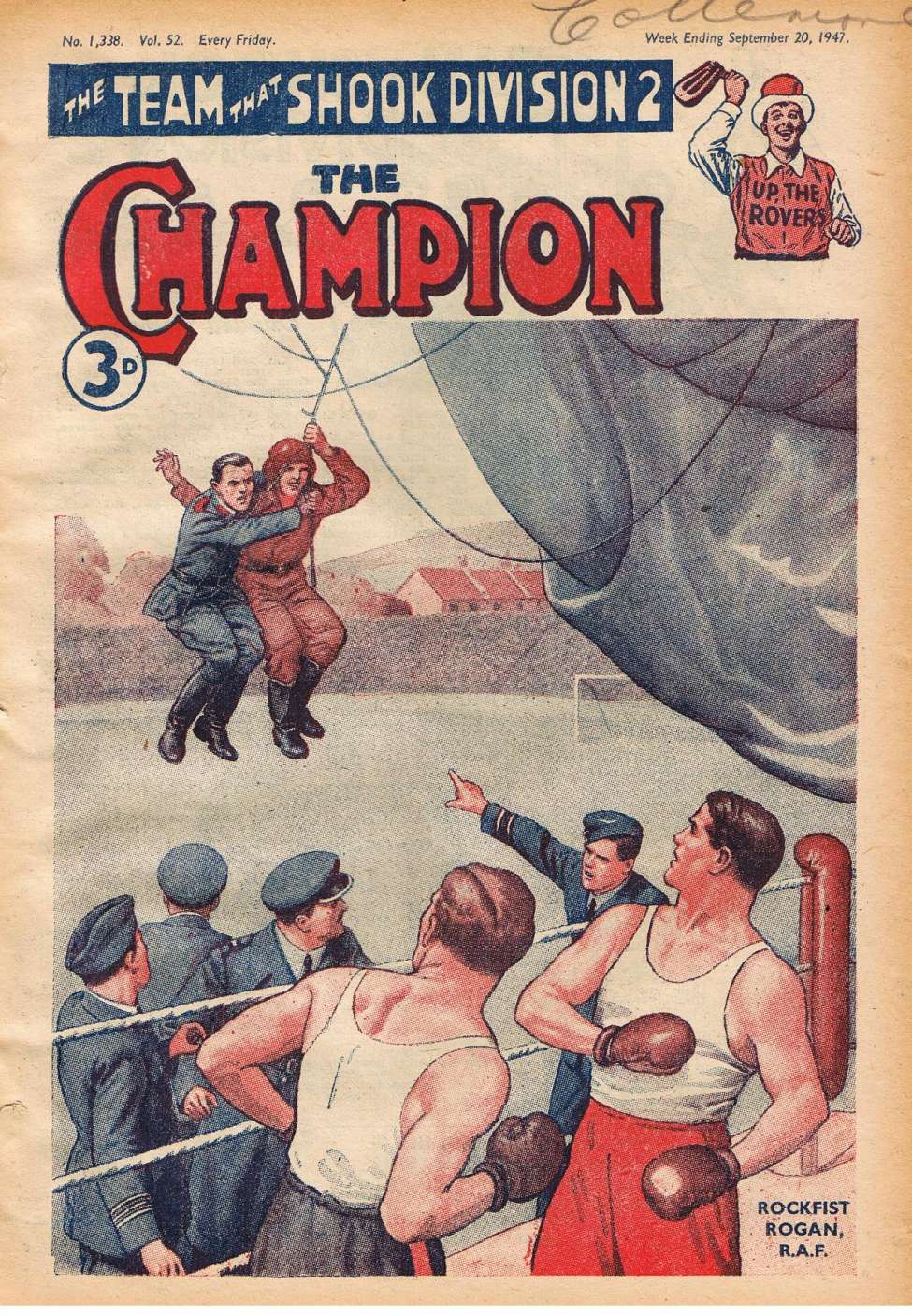 Comic Book Cover For The Champion 1338