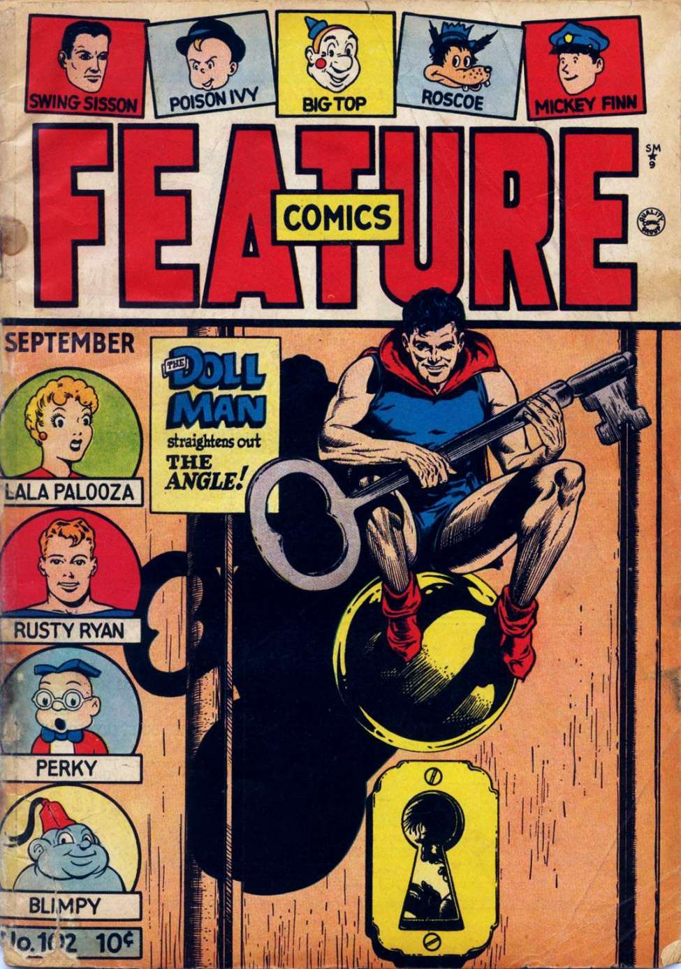 Book Cover For Feature Comics 102