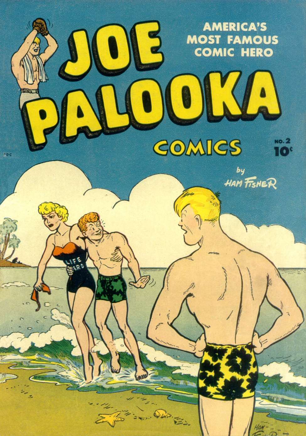 Comic Book Cover For Joe Palooka Comics 2