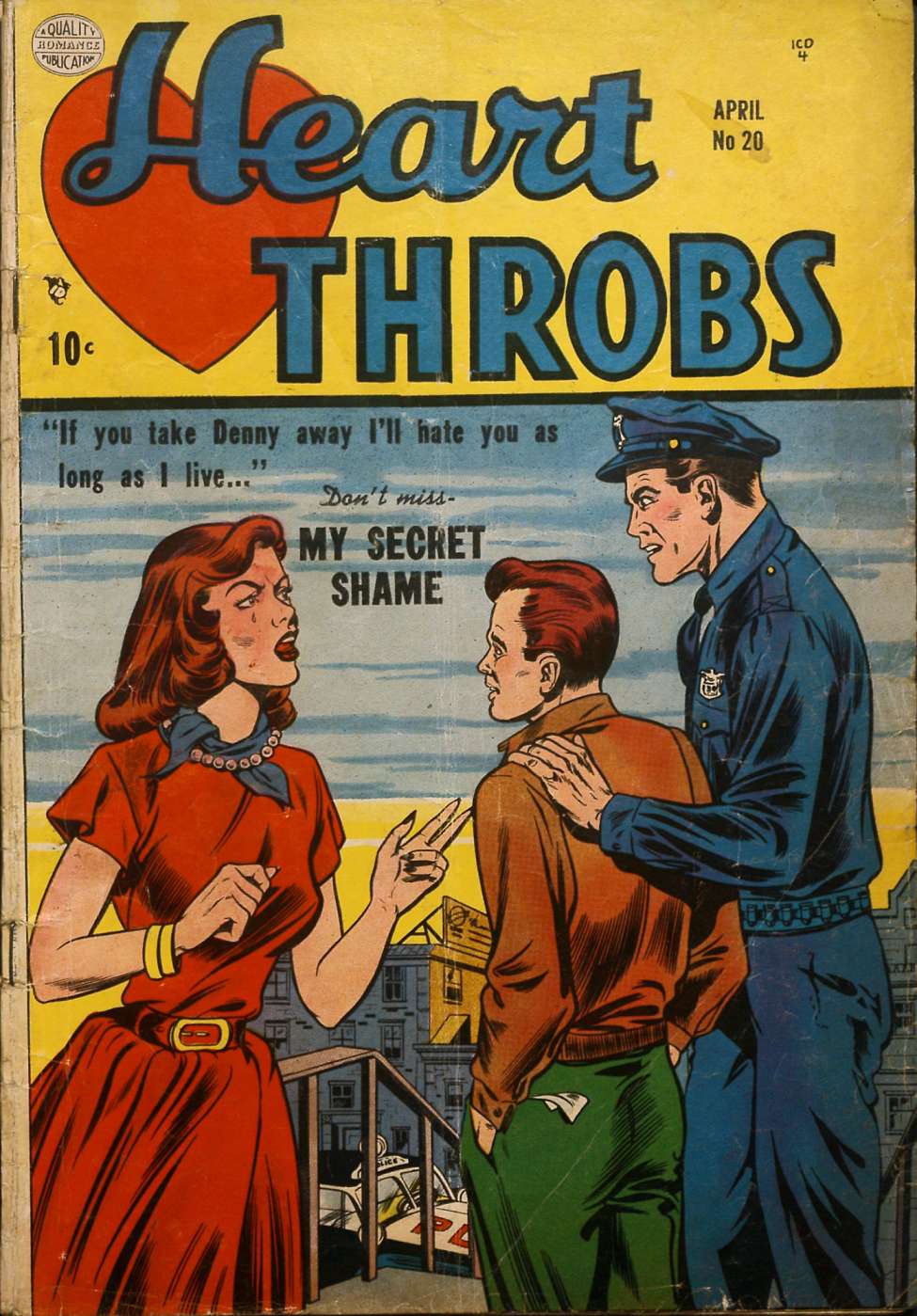 Comic Book Cover For Heart Throbs 20