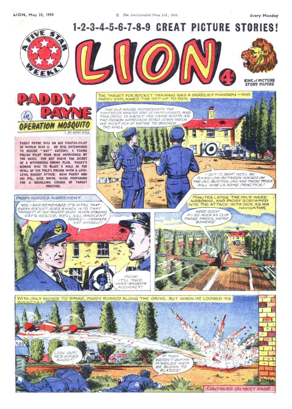Comic Book Cover For Lion 379