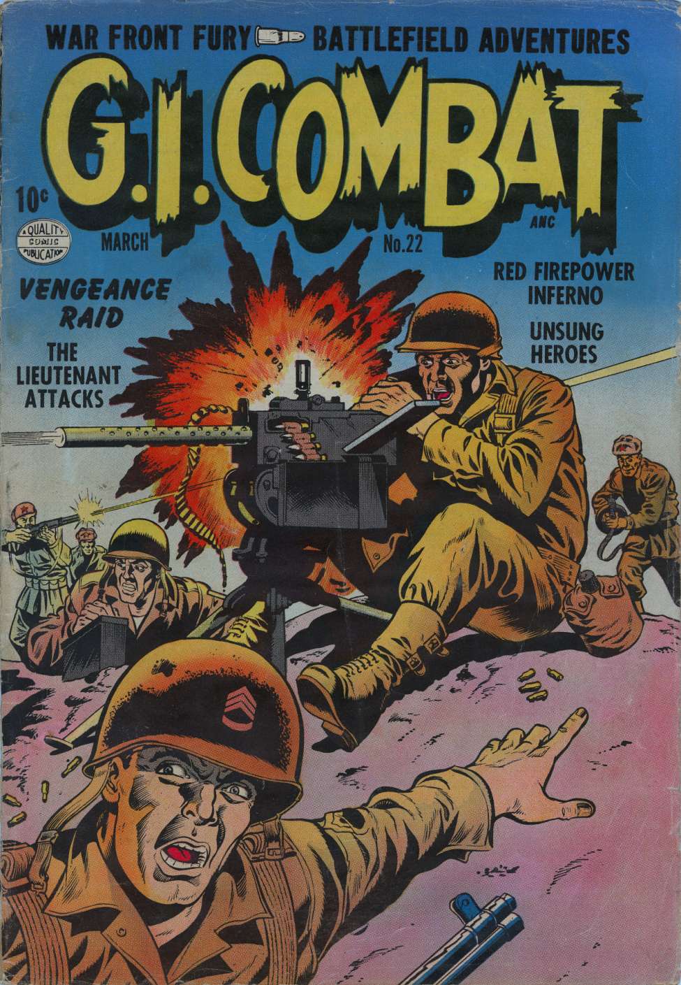 Comic Book Cover For G.I. Combat 22