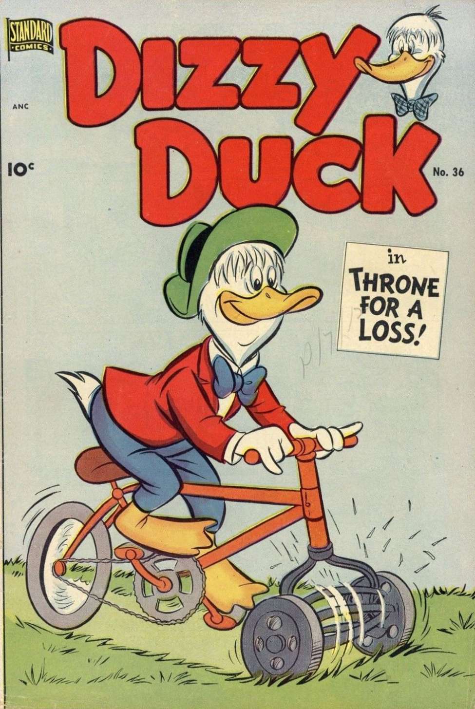 Comic Book Cover For Dizzy Duck 36