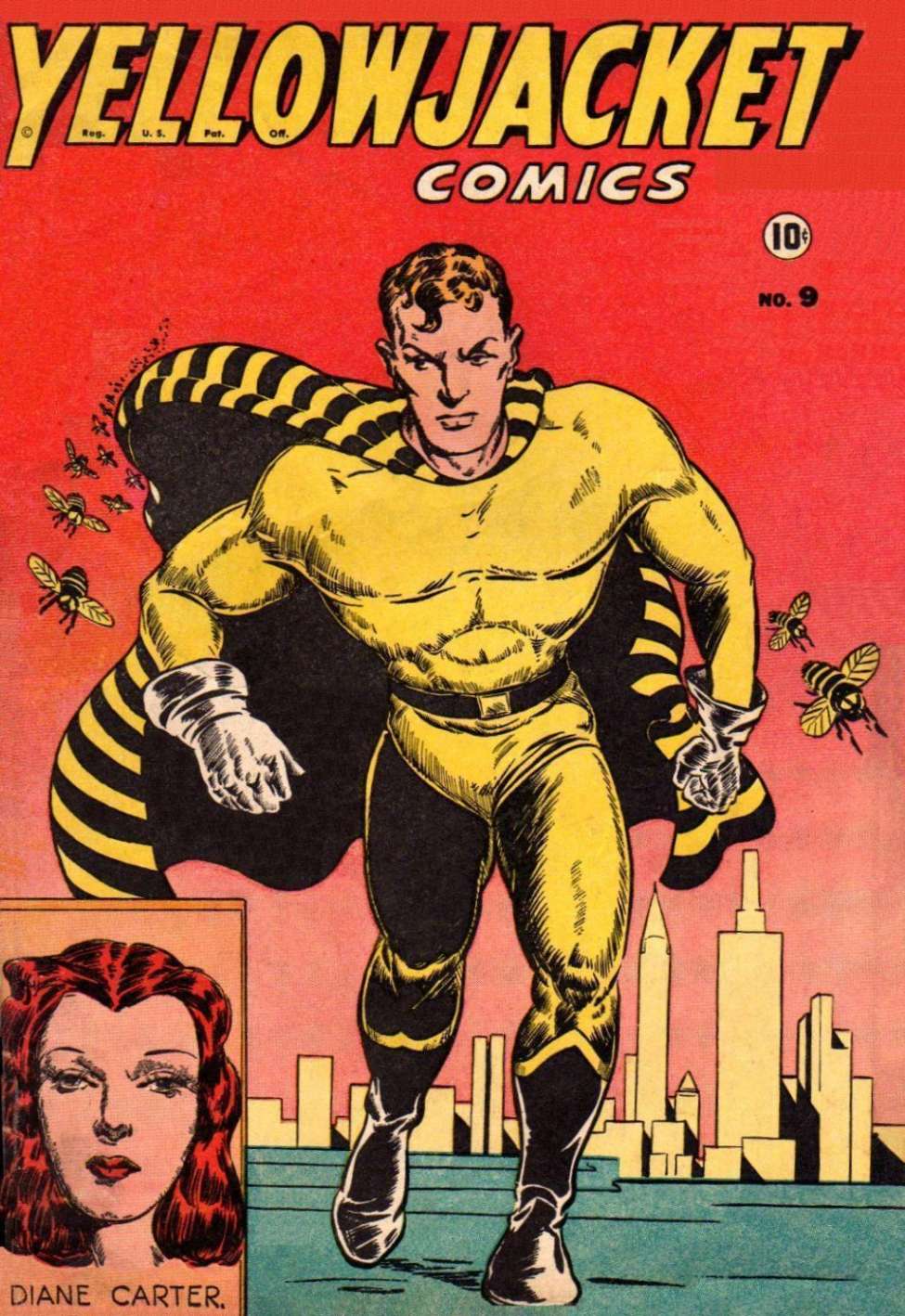 Comic Book Cover For Yellowjacket Comics 9