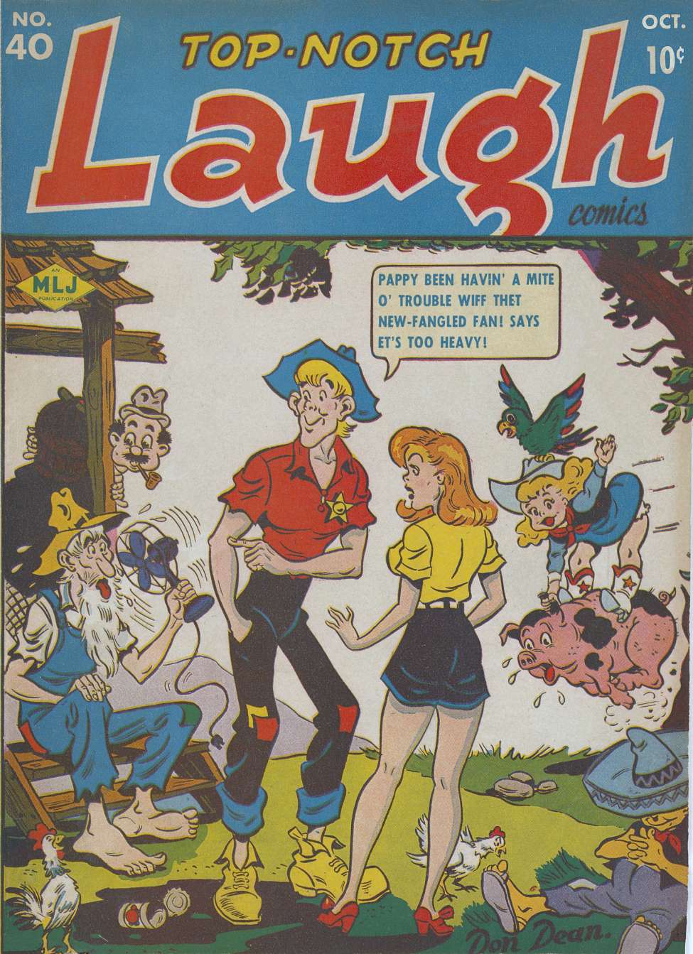 Book Cover For Top Notch Laugh Comics 40