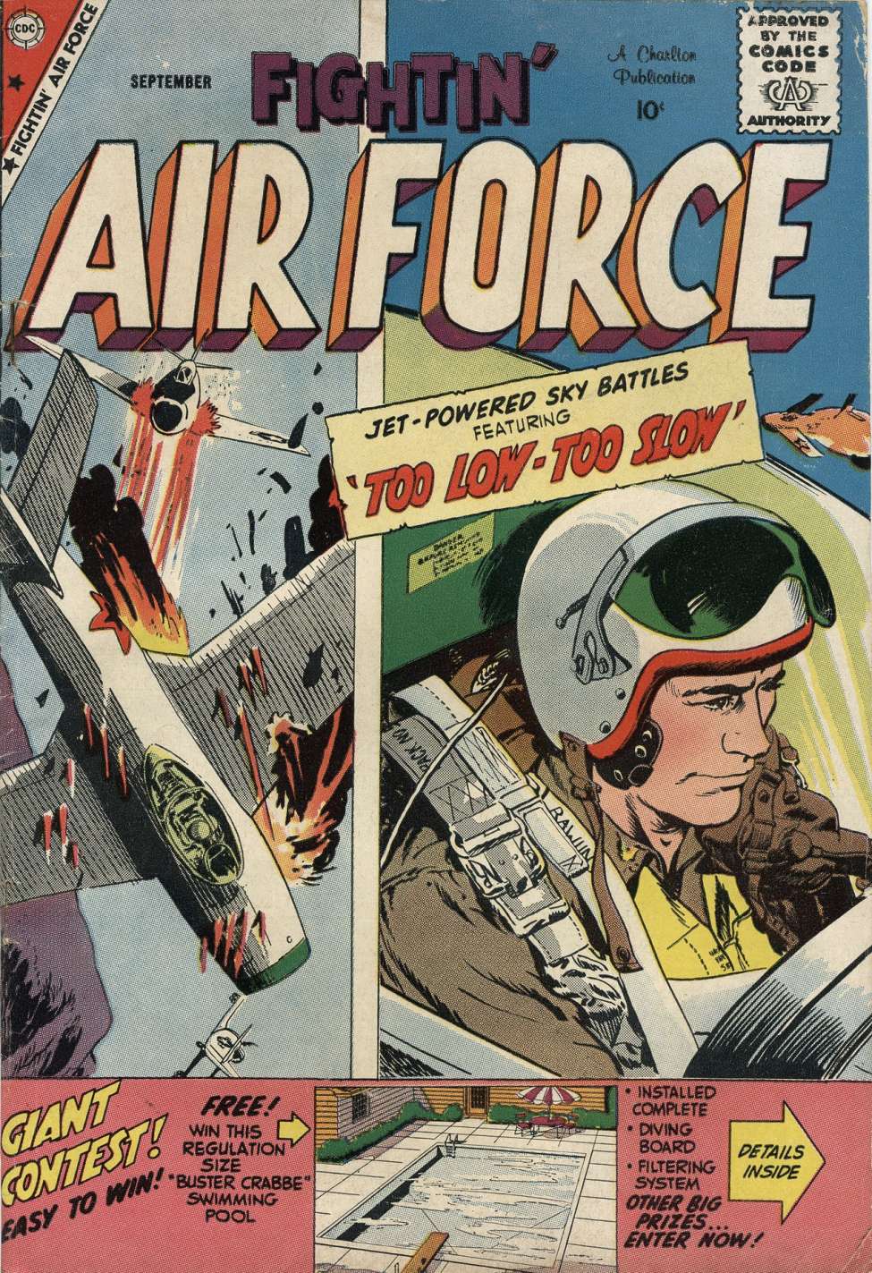 Comic Book Cover For Fightin' Air Force 17