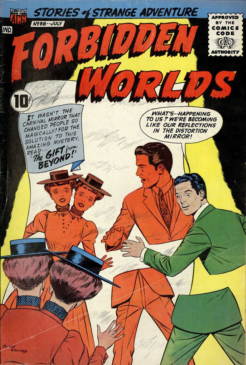 Comic Book Cover For Forbidden Worlds 88