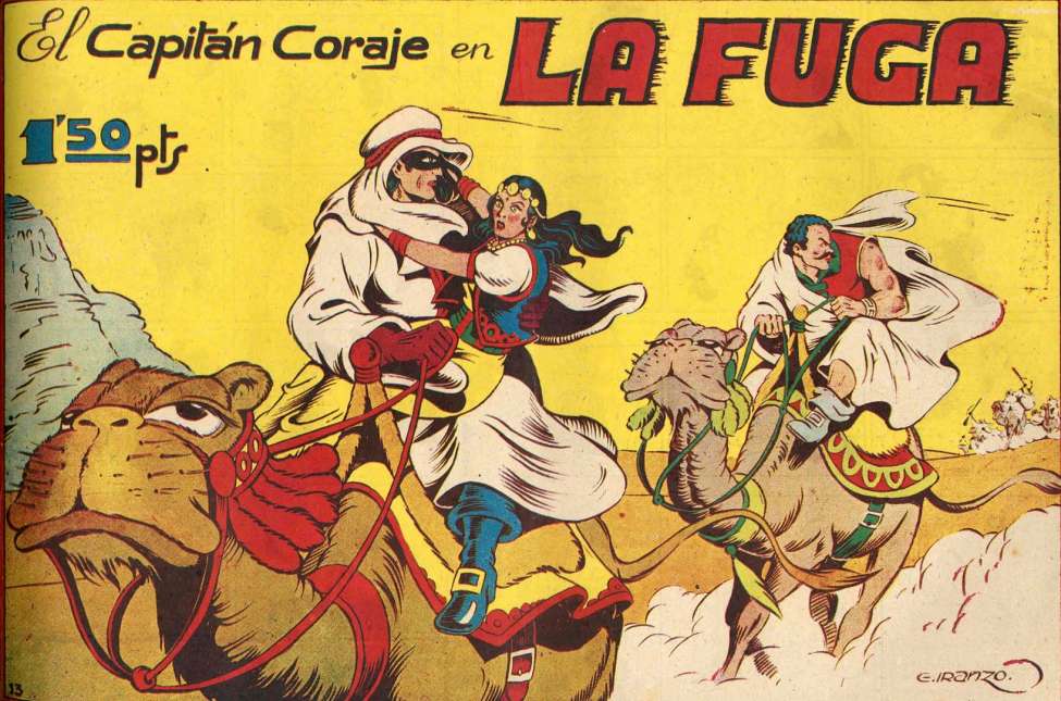Comic Book Cover For El Capitán Coraje 13 La fuga