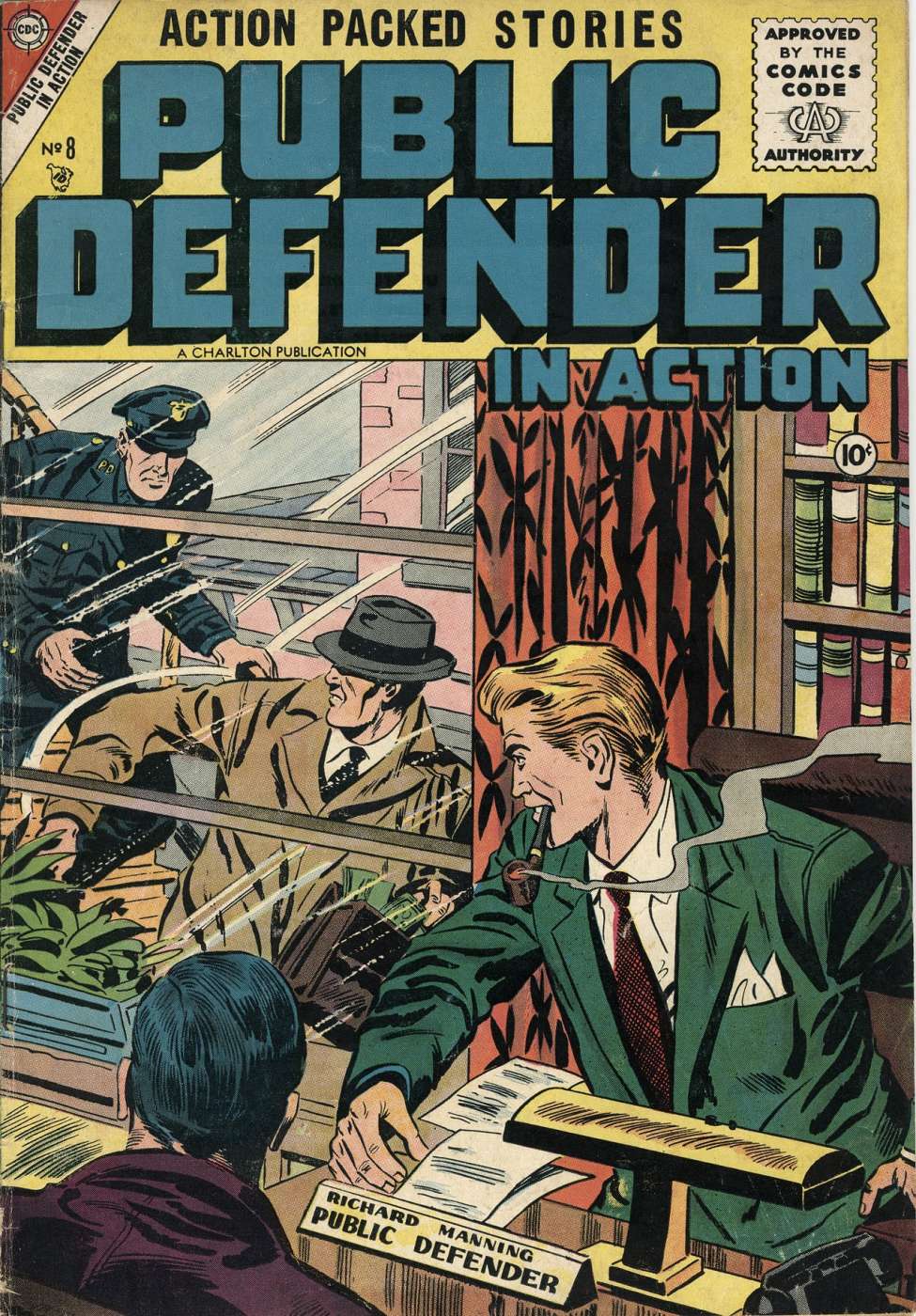 Comic Book Cover For Public Defender in Action 8