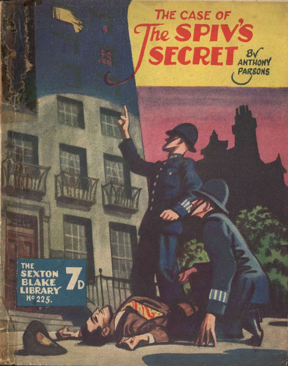 Comic Book Cover For Sexton Blake Library S3 225 - The Case of the Spiv's Secret