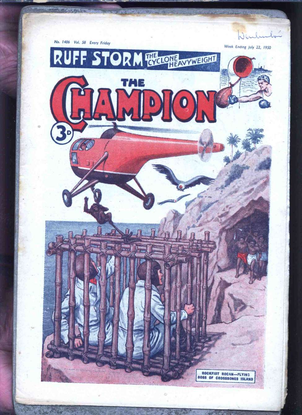 Comic Book Cover For The Champion 1486