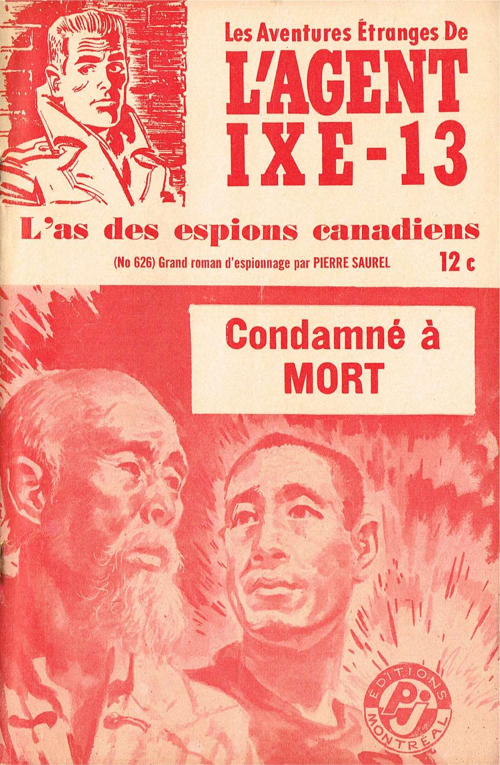 Book Cover For L'Agent IXE-13 v2 626 - Condamné à mort