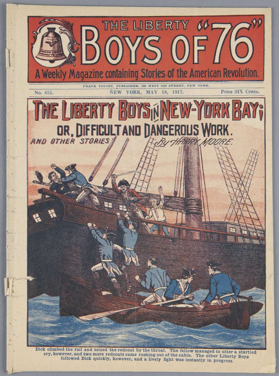 Book Cover For The Liberty Boys of 76 855 - The Liberty Boys in New York Bay