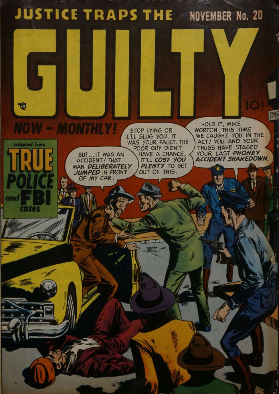 Comic Book Cover For Justice Traps the Guilty 20