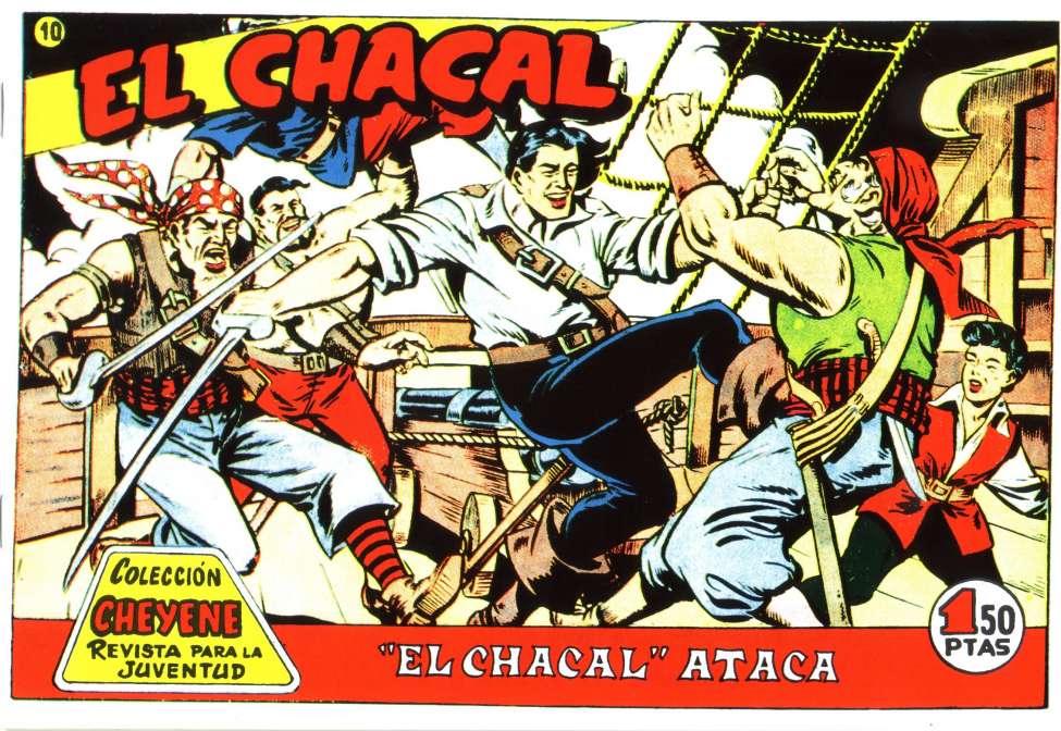 Comic Book Cover For El Chacal 10 - El Chacal Ataca
