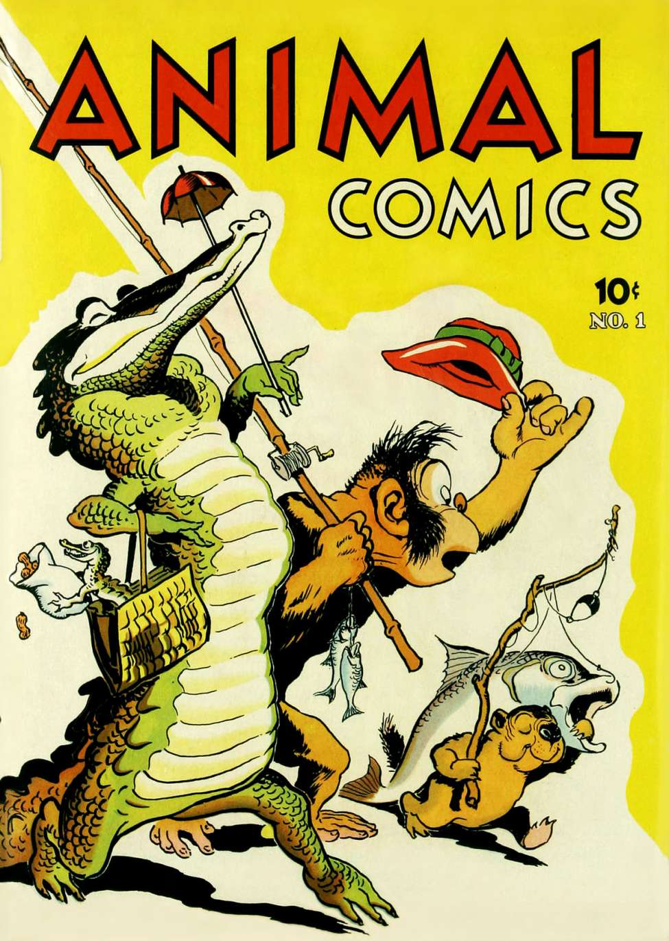 Comic Book Cover For Animal Comics 1