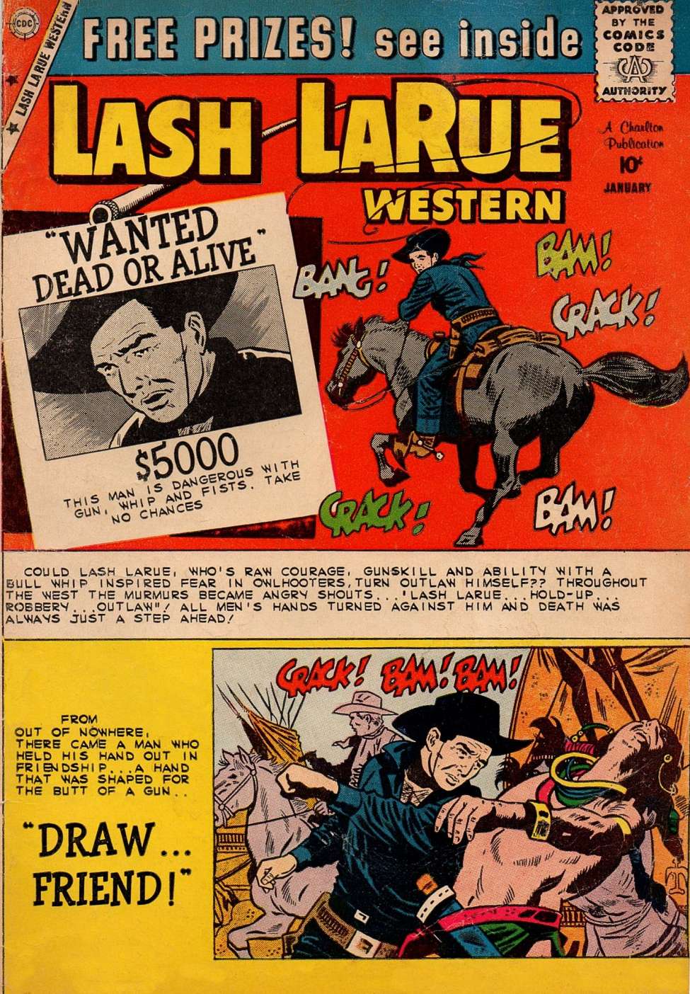 Comic Book Cover For Lash LaRue Western 76