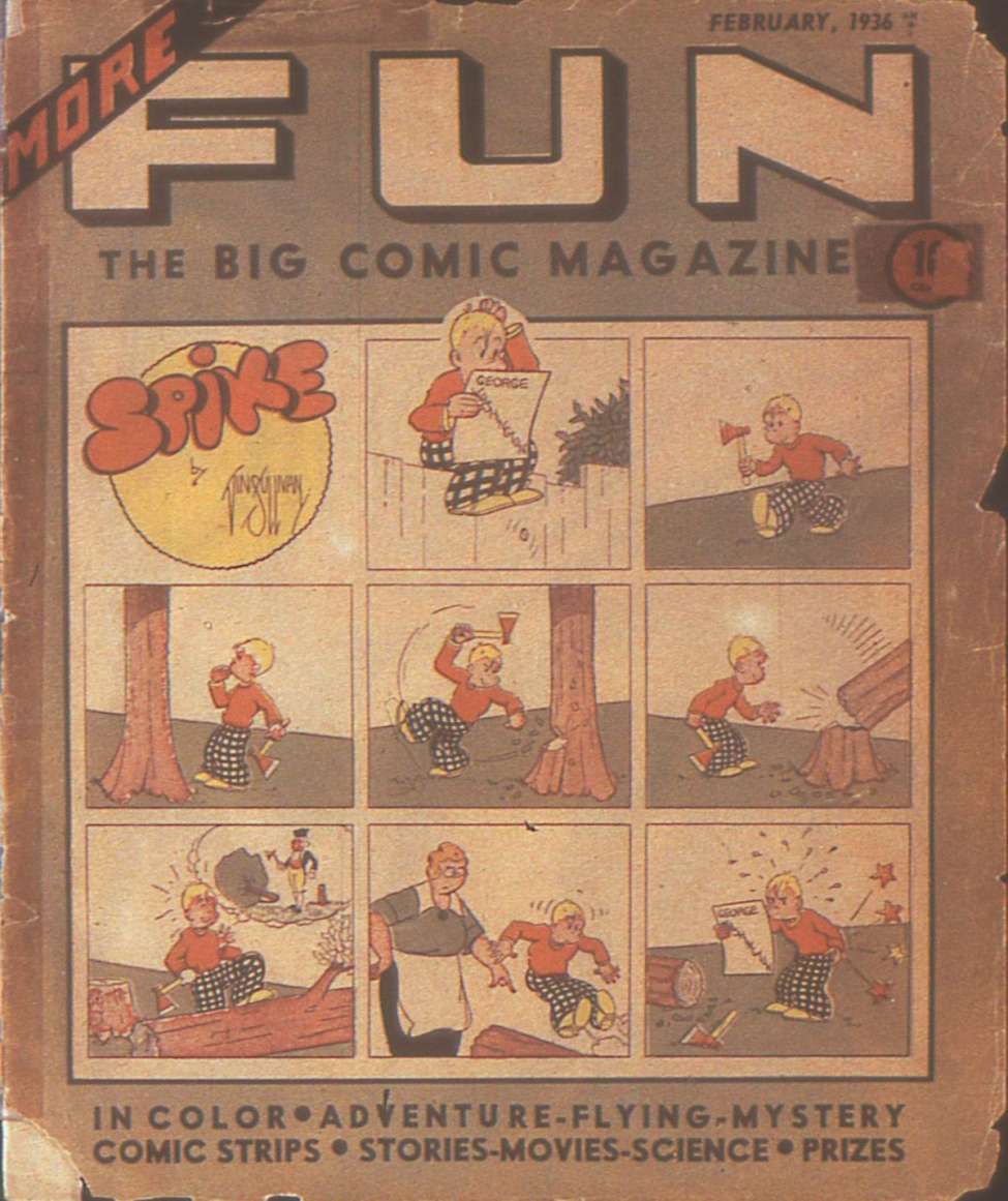 Comic Book Cover For More Fun Comics 8
