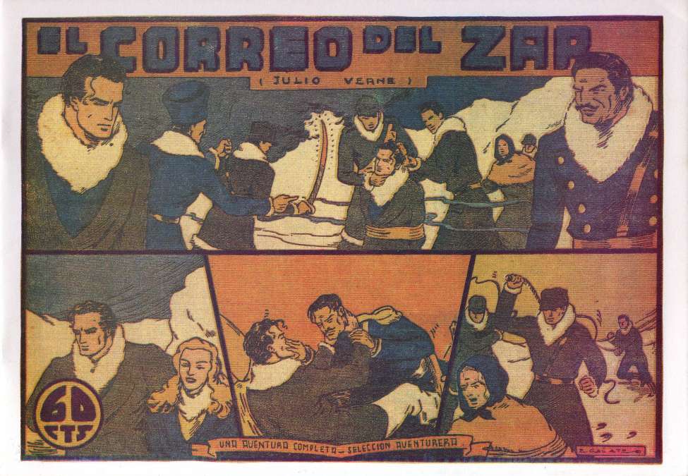 Comic Book Cover For Selección aventurera 7 - El Correo del Zar