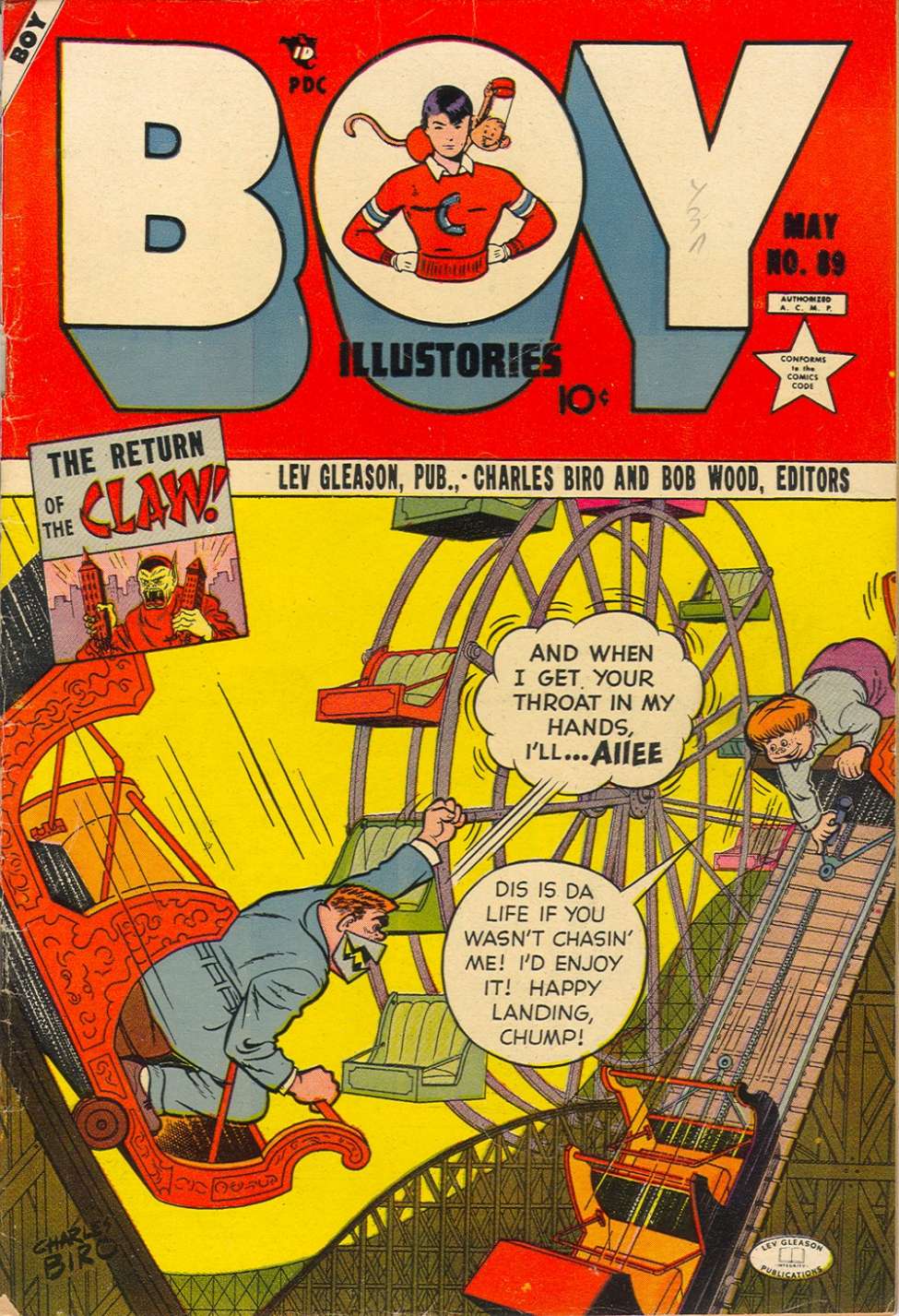 Comic Book Cover For Boy Comics 89