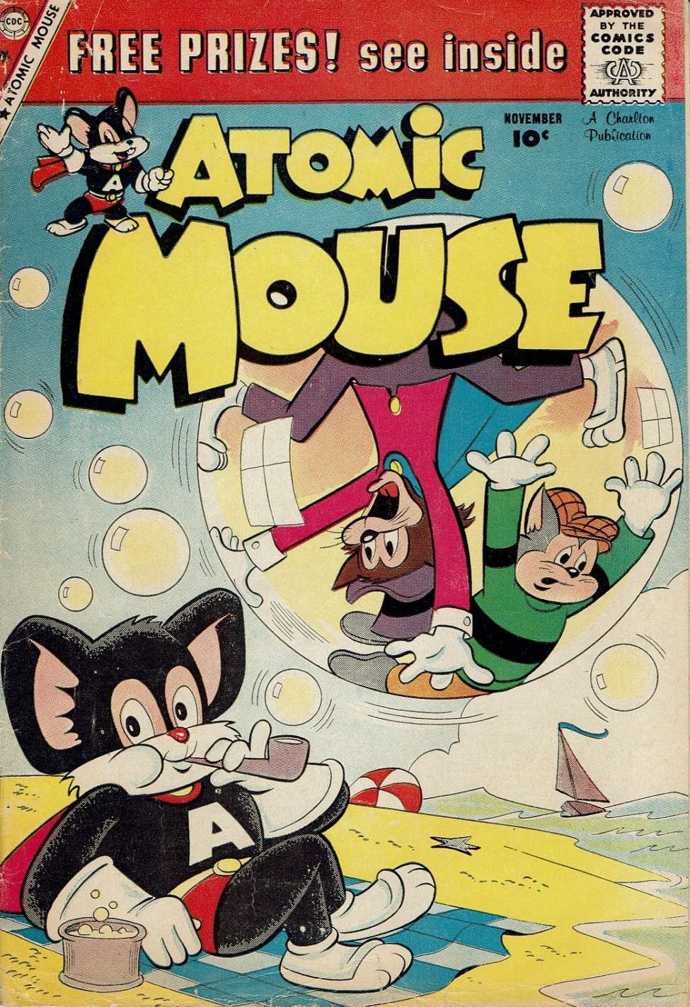 Comic Book Cover For Atomic Mouse 33