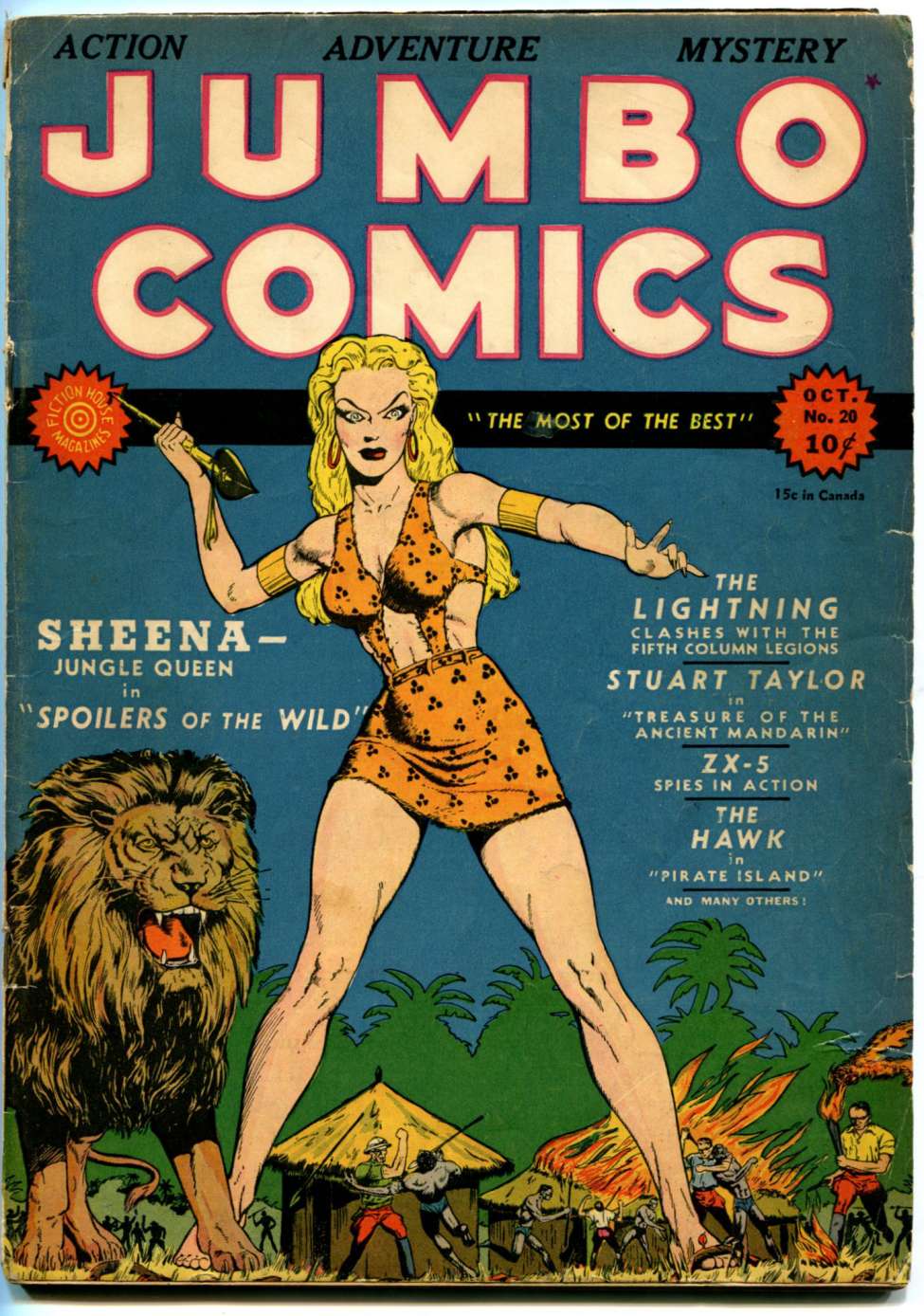 Comic Book Cover For Jumbo Comics 20