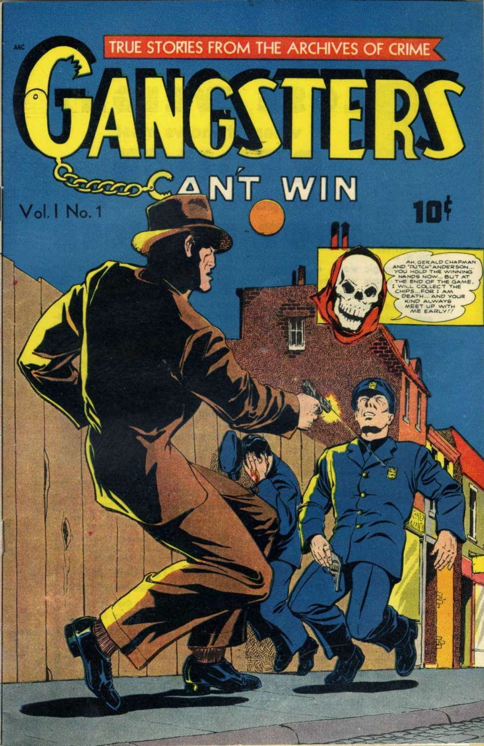 Comic Book Cover For Gangsters Can't Win 1