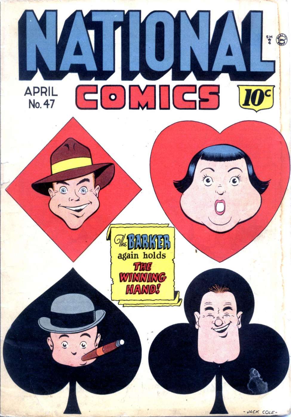 Comic Book Cover For National Comics 47