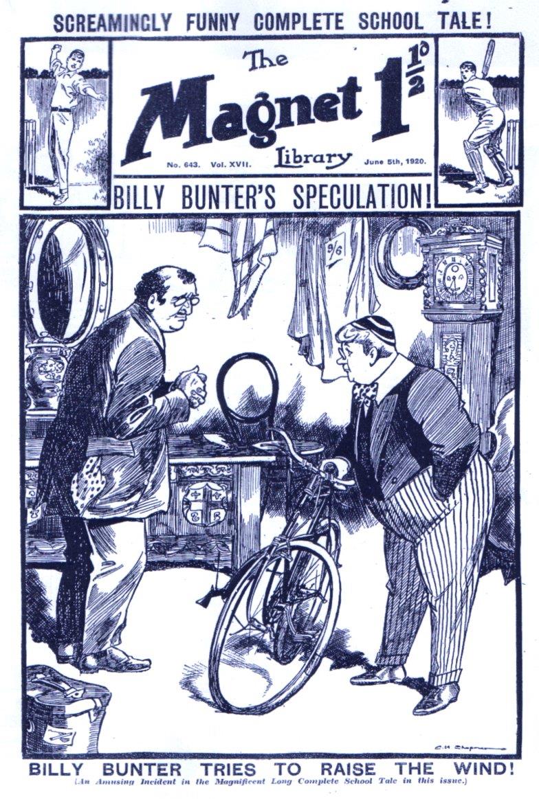 Book Cover For The Magnet 643 - Billy Bunter's Speculation