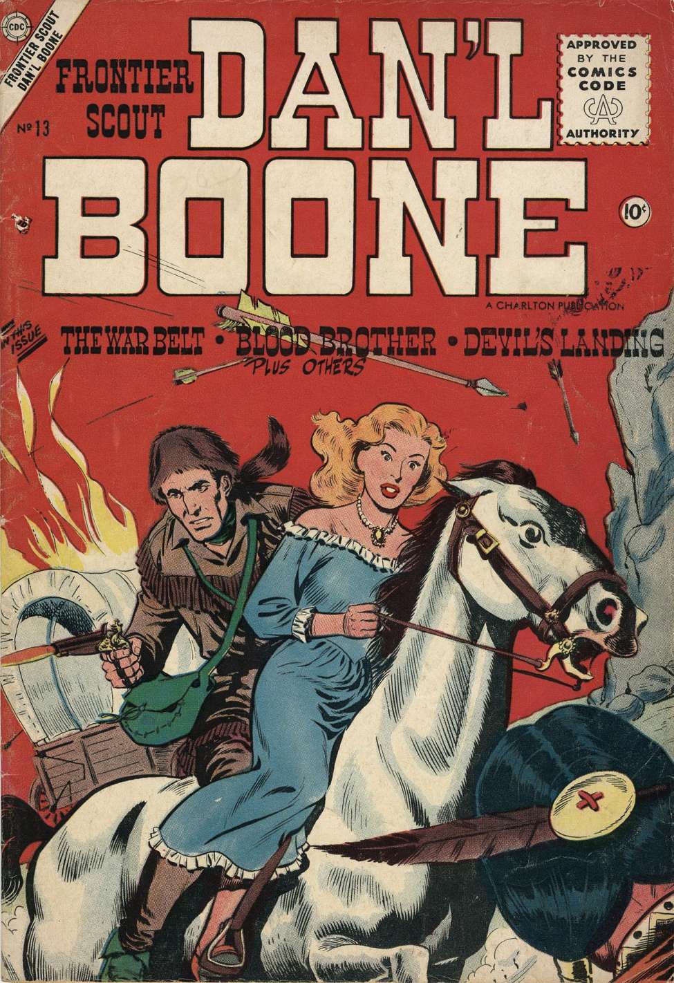 Comic Book Cover For Frontier Scout, Dan'l Boone 13