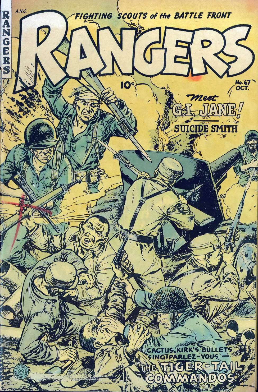 Comic Book Cover For Rangers Comics 67