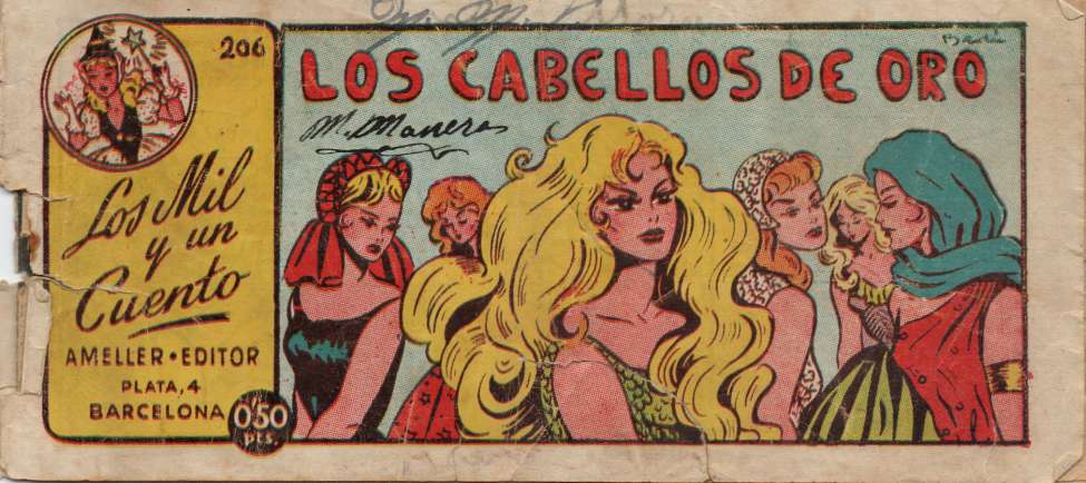 Comic Book Cover For Los Mil y un Cuentos 206 - Los Cabellos de Oro