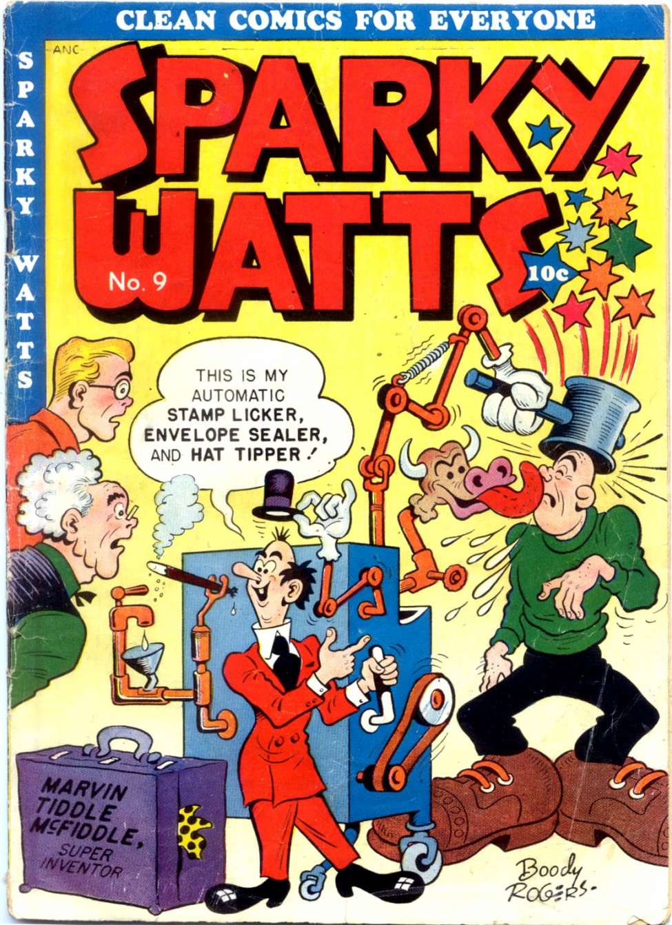Book Cover For Sparky Watts 9