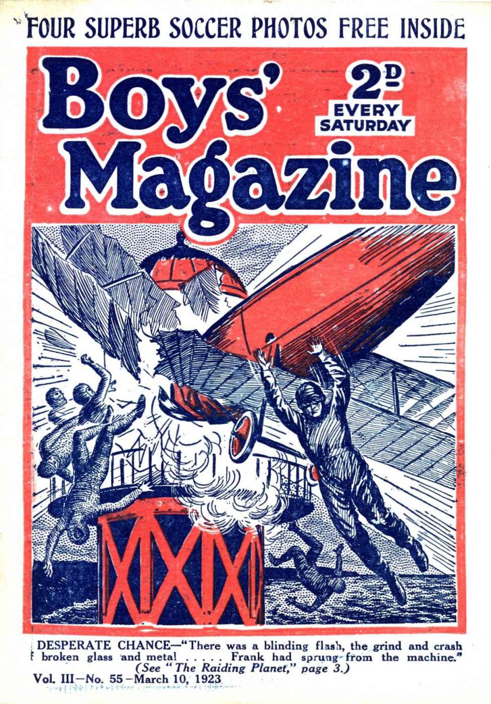 Book Cover For Boys' Magazine 55
