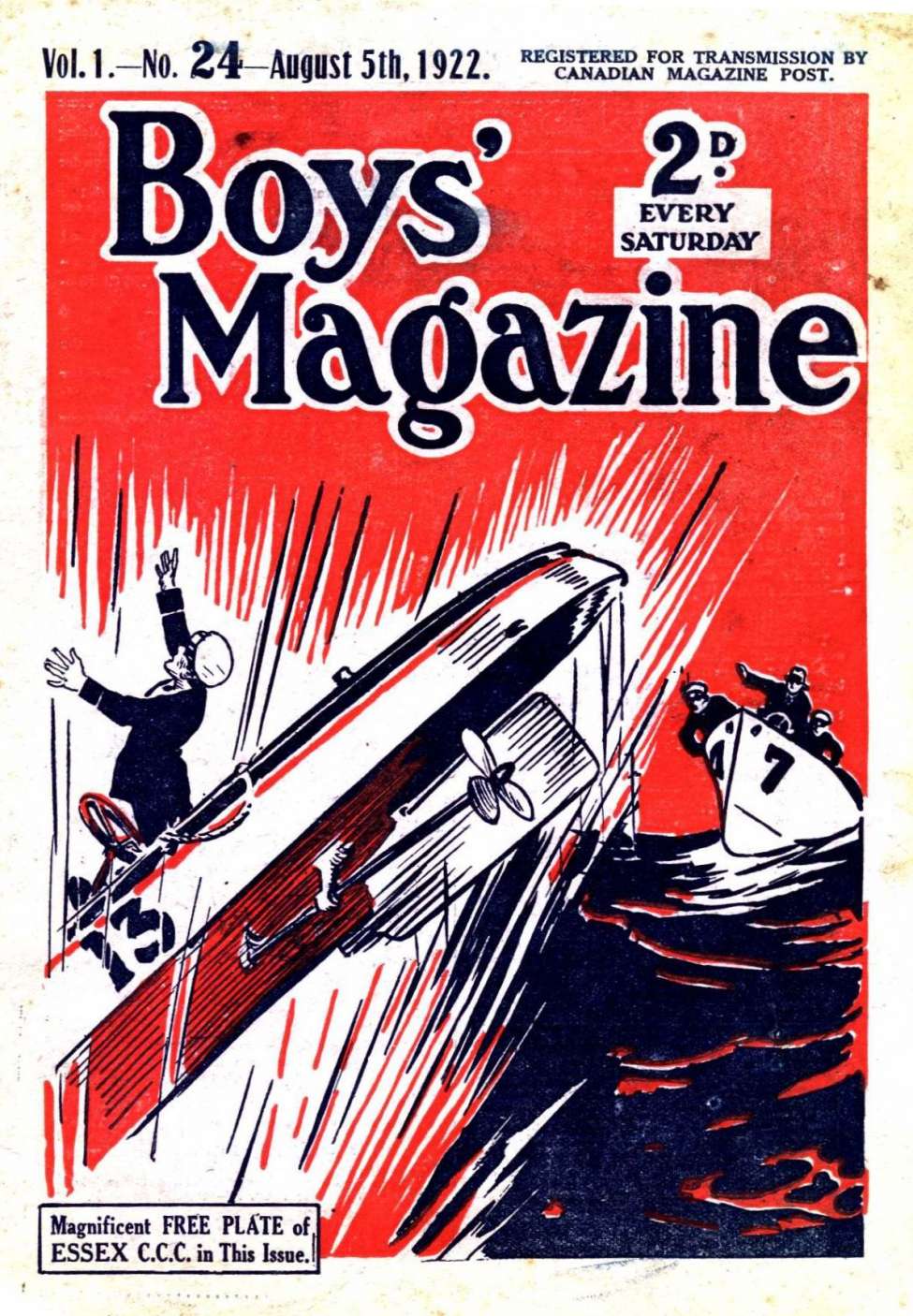 Comic Book Cover For Boys' Magazine 24